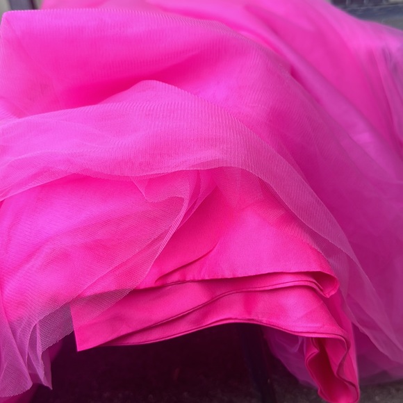Hot Pink Tulle Dress - Picture 8 of 16